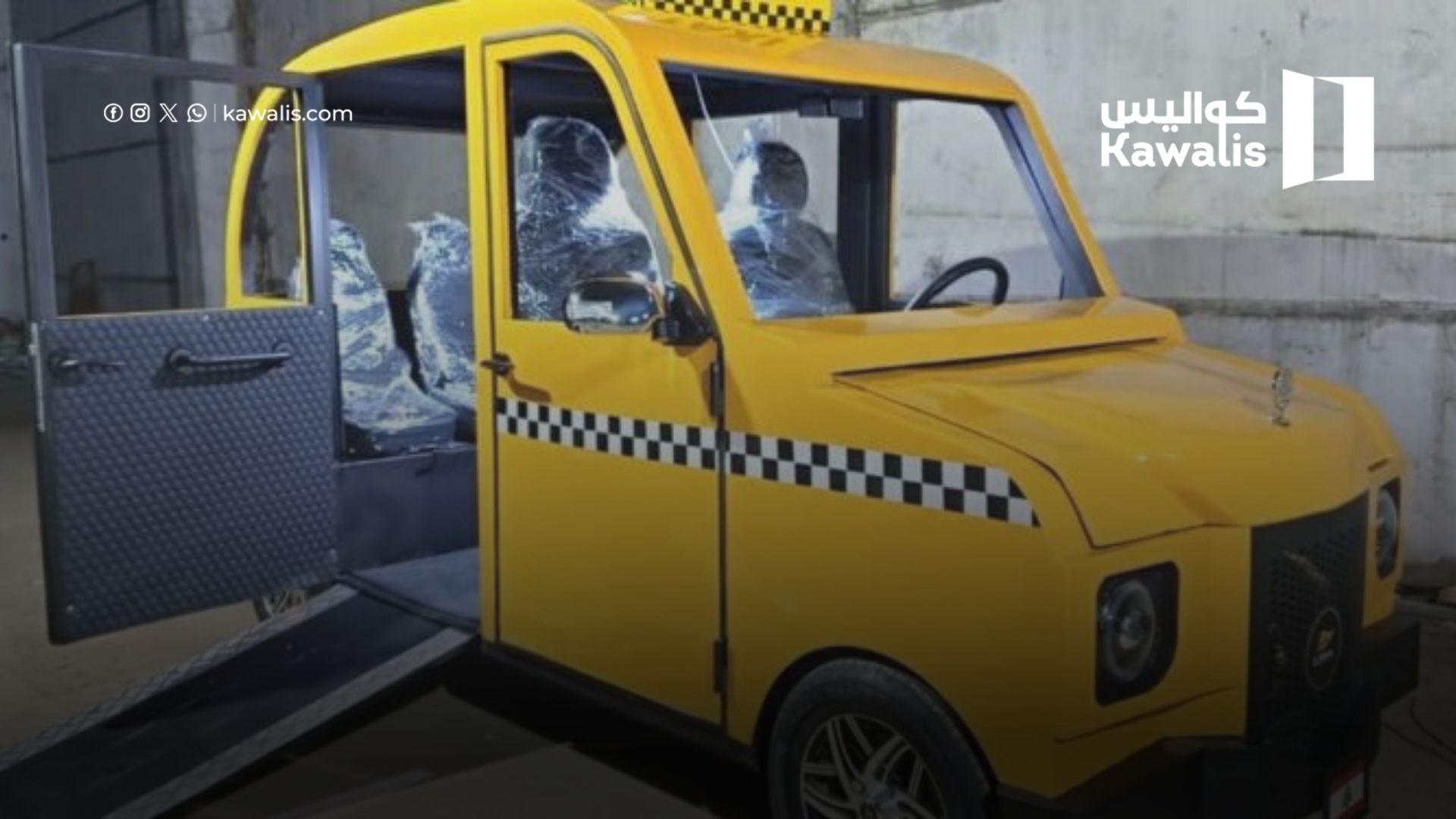 "ليرة تاكسي ذكي" الأول من نوعه يعمل بالطاقة الشمسية بصناعة لبنانية