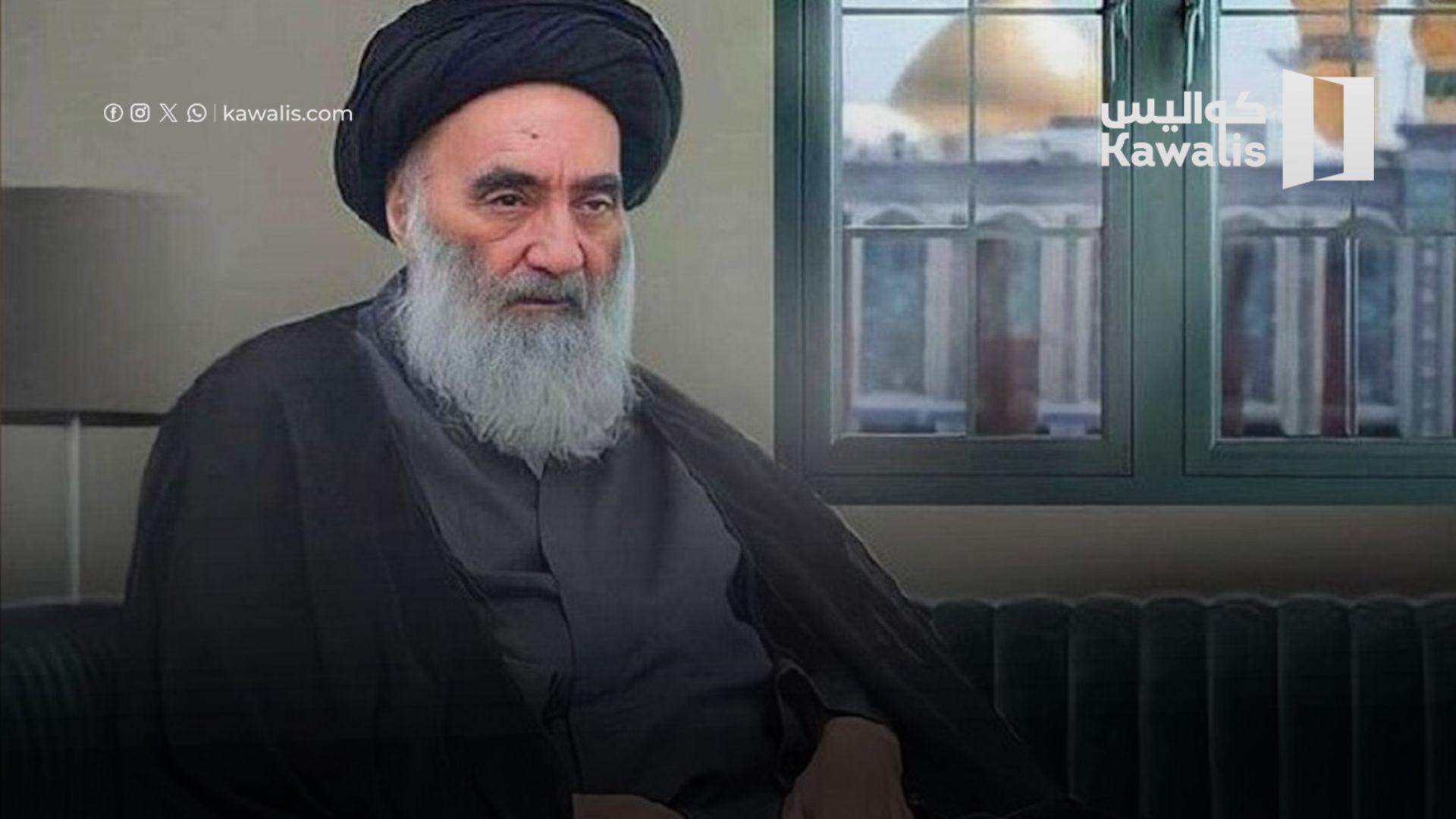 في ثاني بيان خلال ٣ ايام: السيستاني يدين الحرب على ايران