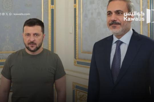 وصول متزامن لكل من زيلينسكي وفيدان الى دمشق في زيارتين غير معلنتين